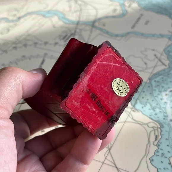 Vintage 1988 Wang's Sleeping Cat in Chair Christmas Ornament - Picture 7 of 7